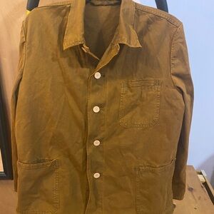 Men's Vintage Brown German Military Chore Jacket